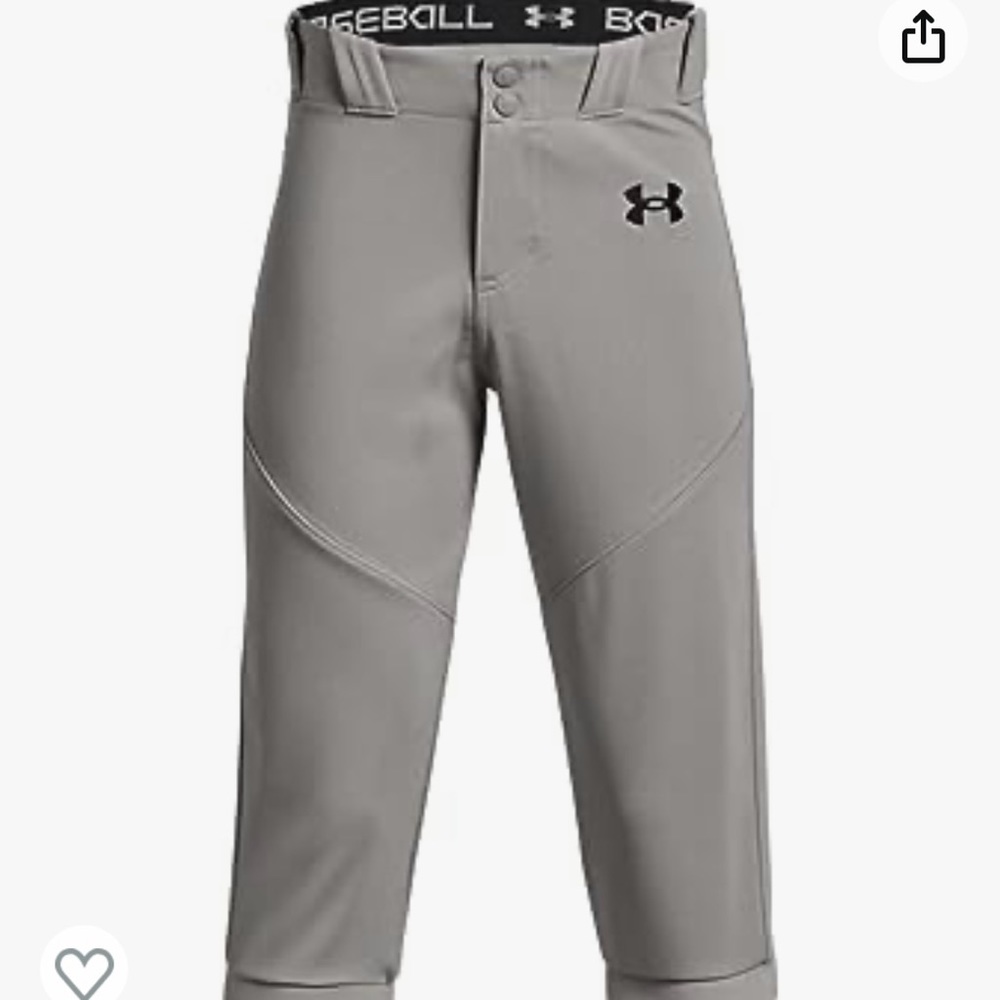Boys under armor baseball knickers